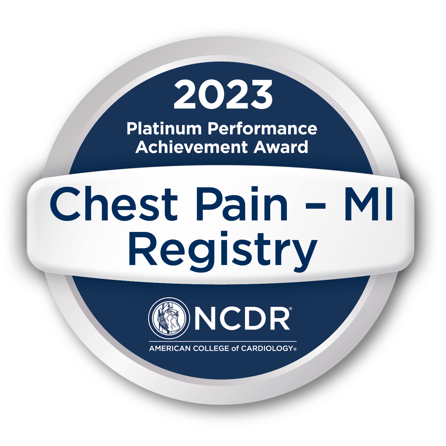 We’ve demonstrated sustained achievement in the Chest Pain – MI Registry for two consecutive years (2021 and 2022) and performed at the highest level for specific performance measures to receive this 2023 award.