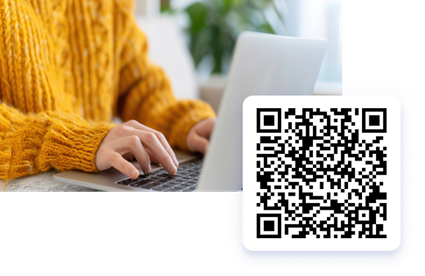 QR code to apply for financial assistance at Ascension Providence.