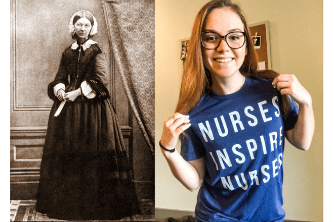 Nurse  Nightingale vs modern nurse