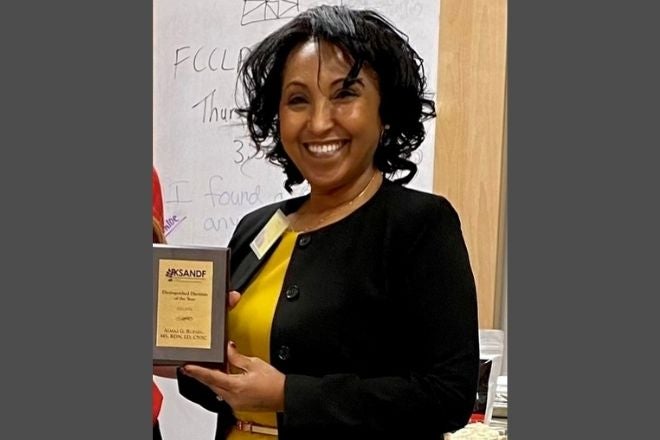 Almaz Rufael, clinical nutrition manager at Ascension Via Christi Hospital in Manhattan