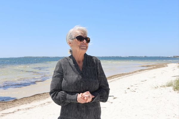 Janice at the beach some time after her WATCHMAN procedure at Ascension Sacred Heart Bay in Panama City, FL. 