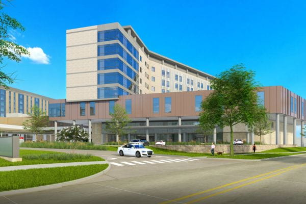 Ascension Seton Medical Center Austin artist's rendering