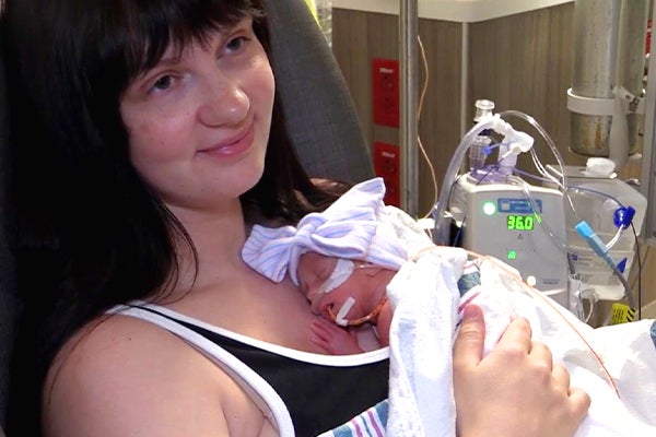 Daelyn and her daughter Charlie