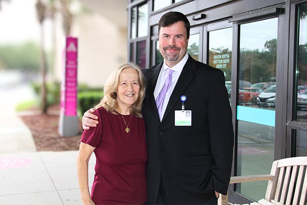 Deborah and Dr. Ellington 