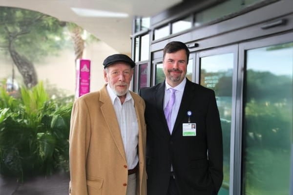 Mr. Searcy and Dr. Ellington pose for a photo