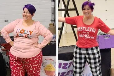 Stephane before and after bariatric surgery at Ascension Saint Thomas Rutherford Bariatric