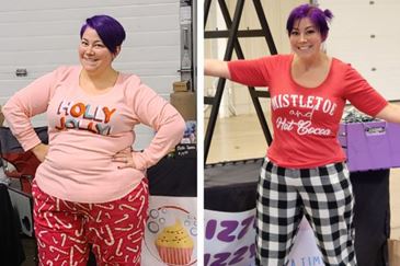 Stephane before and after bariatric surgery at Ascension Saint Thomas Rutherford Bariatric