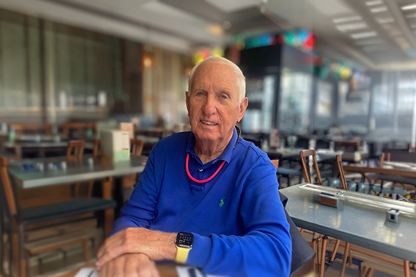  William survives stage 4 colon cancer after receiving care at Ascension Sacred Heart.