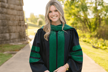Regan Phillips’ medical school graduation picture.