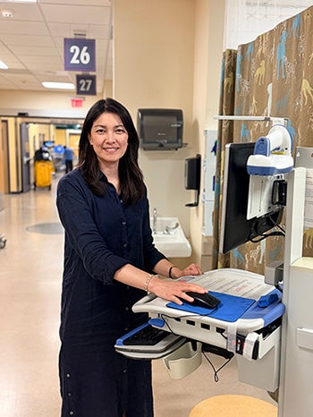 Photo of Dr. Winnie Whitaker, pediatric emergency doctor at Dell Children’s Emergency Room.