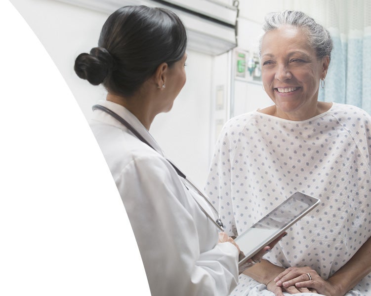Provider discussing care plan with patient at Ascension Medical Group Seton Women's Health - Medical Park Tower.