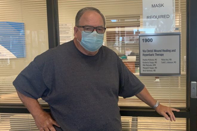 Ken Head, Ascension Via Christi Wound and Hyperbaric Therapy Center patient