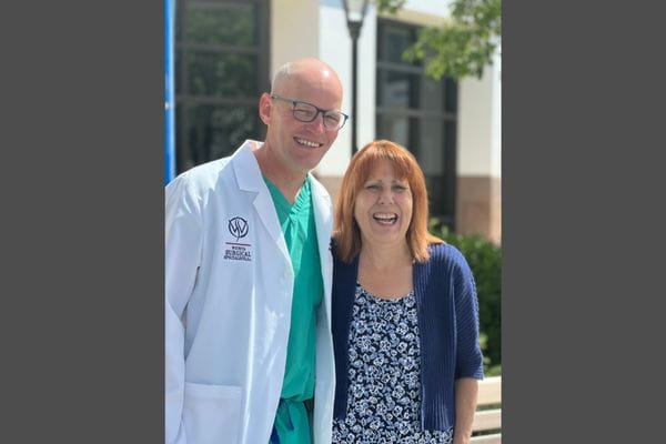 Cardio-thoracic surgeon Brett Grizzell, MD, and Linda 