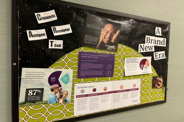 CAR T-cell therapy info board