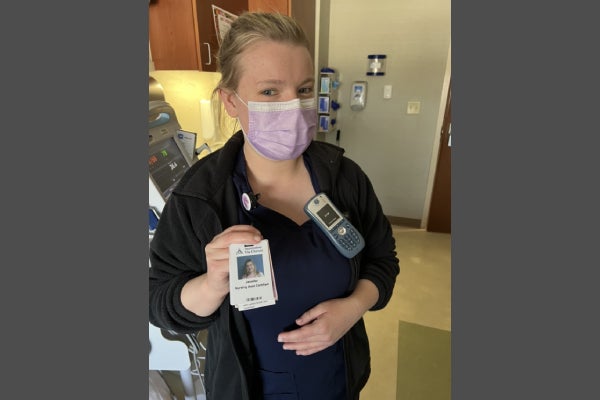 Jennifer Grazer, Patient care tech at Ascension Via Christi St. Francis