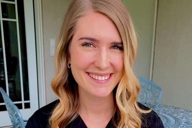  Lexi Walstad, nursing graduate, Wichita State University class of 2021. 