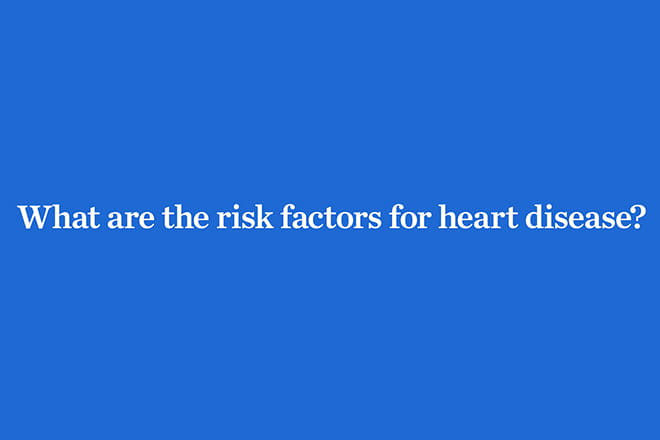 What are the risk factors for heart disease? Ascension Wisconsin patient education video for heart and vascular health. 