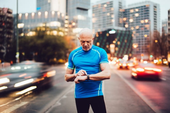 Man preparing for a run. Learn more exercise tips with Ascension Via Christi.