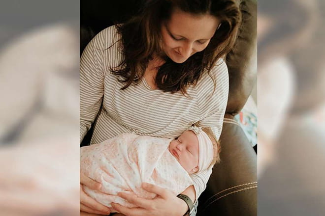The day Stephanie Clause gave birth to her daughter, Caroline, at the Studer Family Children’s Hospital at Sacred Heart, was the happiest and scariest moment of her life. 
