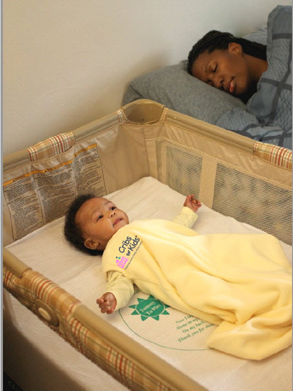Sleep-related infant deaths can be avoided with a certified infant sleep sack. 