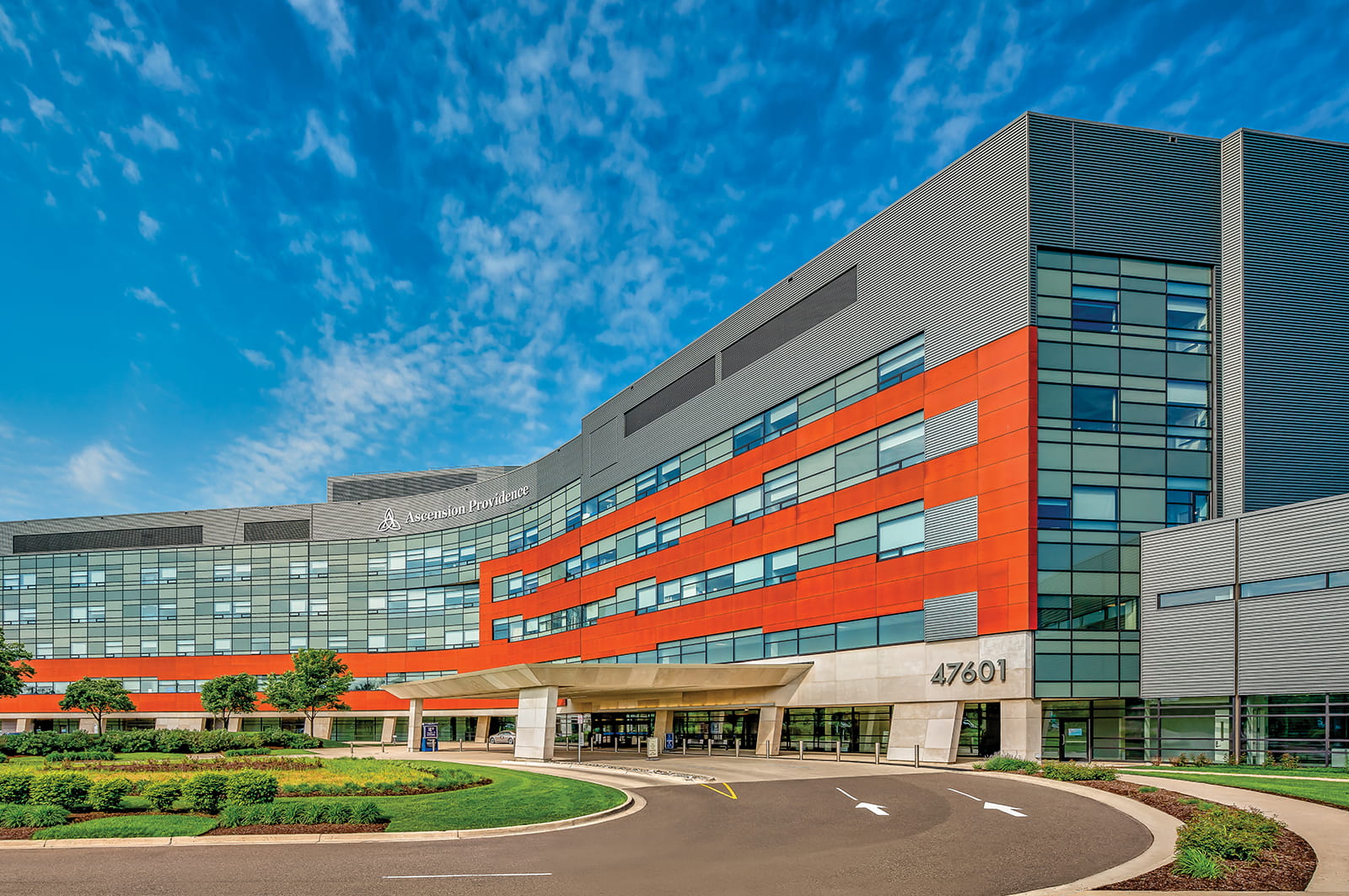 Ascension Providence Hospital - Novi Campus at 47601 Grand River Ave. in Novi, Michigan. 