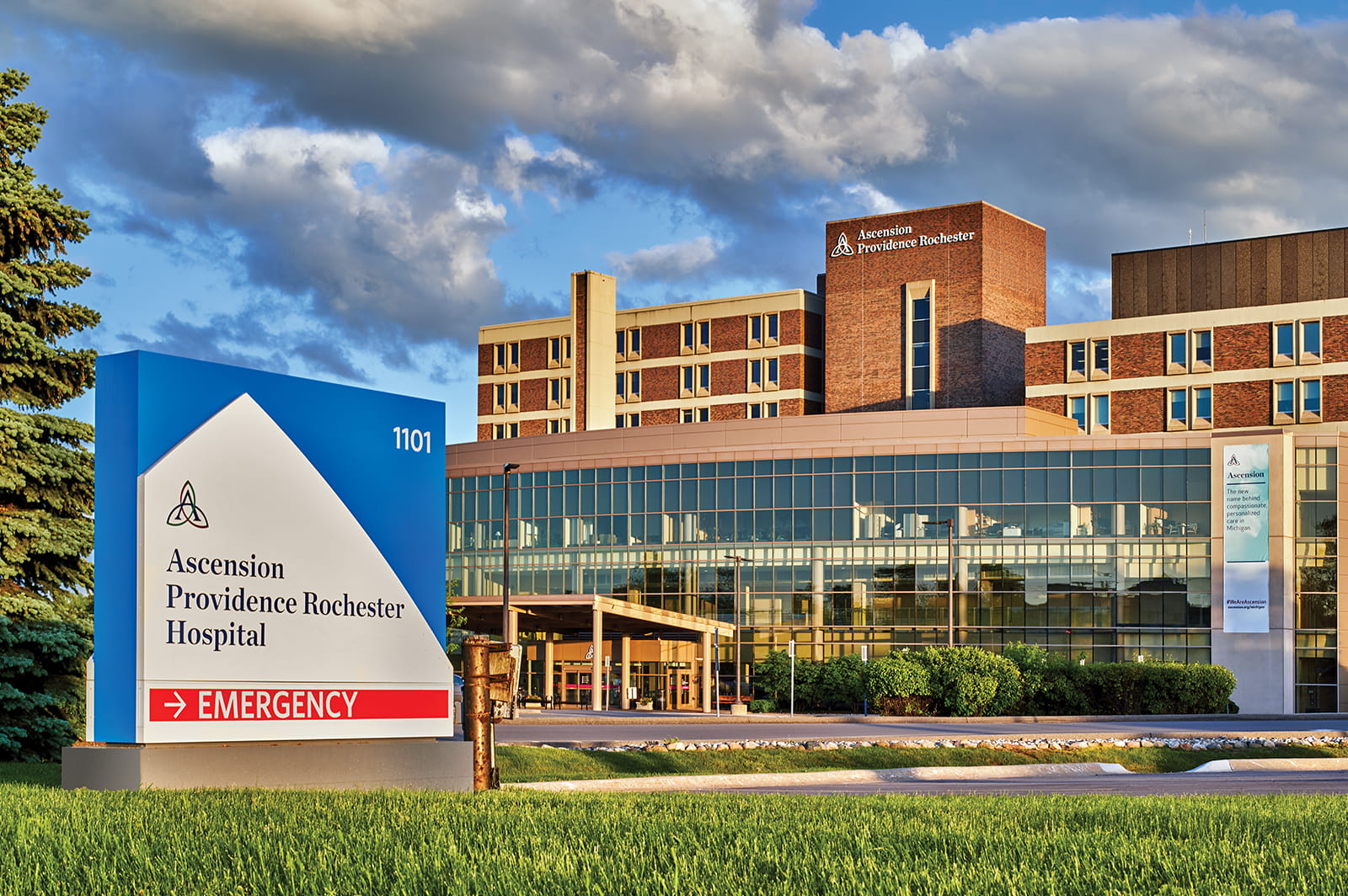 Ascension Providence Rochester Hospital at 1101 W University Dr. in Rochester, Michigan. 