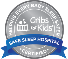 Cribs for Kids National Silver Certified Safe Badge.