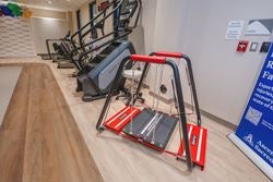 Specialized rehabilitation equipment, including stair training and balance systems, used to improve mobility, strength, and safe movement after illness or injury.
