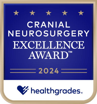 Cranial Neurosurgery Excellence Award Healthgrades badge