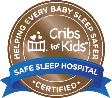 Cribs for Kids Safe Sleep Hospital Certification Badge