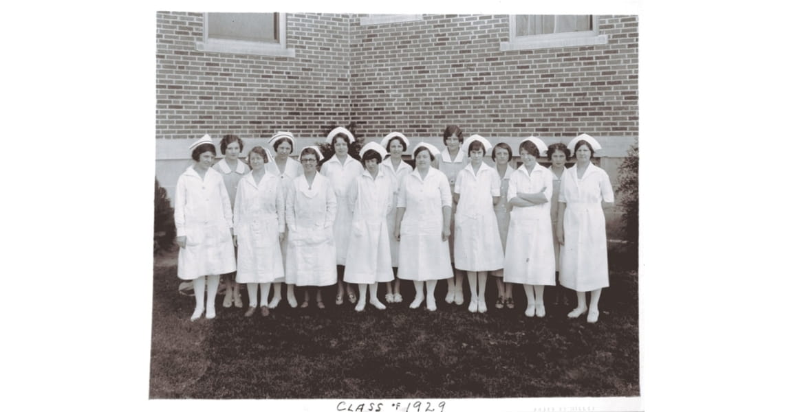 St. John’s School of Nursing graduating class of 1929, Tulsa, Oklahoma