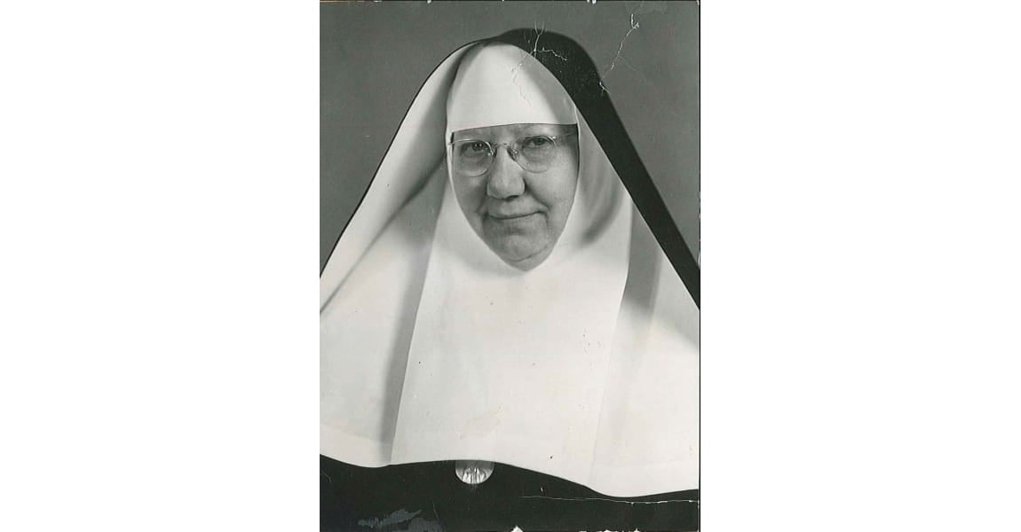Sister Angestina, one of the many sisters that were part of the Sister's of the Sorrowful Mother