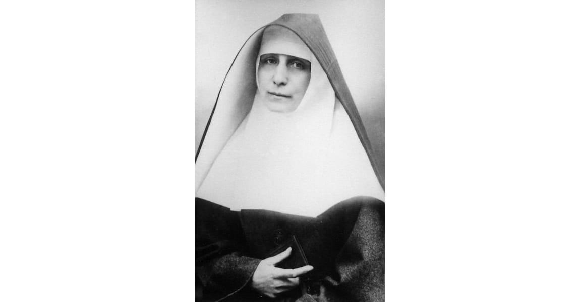 Mother Frances Streitel, the foundress of the Sisters of the Sorrowful Mother who founded St. John Hospital. Her calling was to care for the poor and live a dedicated spiritual live. 