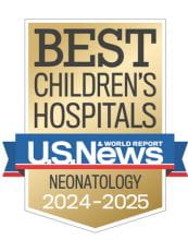 Neonatology at Dell Children's Medical Center is ranked among the nation's best by U.S. News & World Report 2024-25.