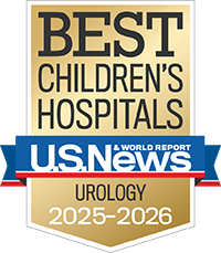 Dell Children's está clasificado a nivel nacional por U.S. News & World Report en urología para 2025-2026.