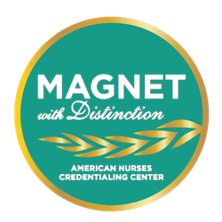 American Nurses Credentialing Center (ANCC)) Magnet with Distinction Award Badge