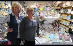 Cheryl & Mimi are both retired registered nurses who volunteer at Ascension NE Wisconsin - Mercy Campus in the Gift Shop. 