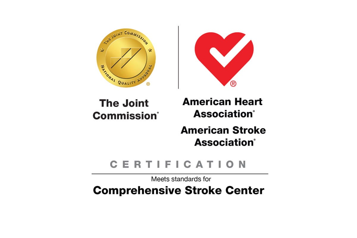 Joint Commission and American Heart Association Comprhensive Stroke Center Certification logo