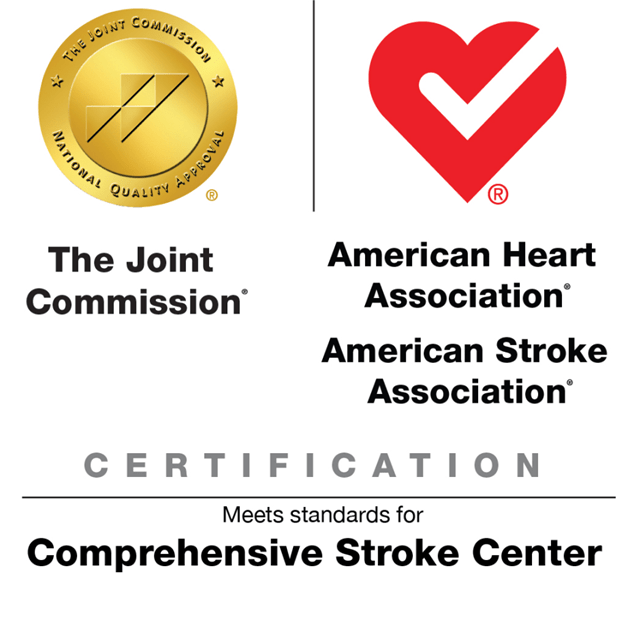Joint Commission and American Heart Association Comprhensive Stroke Center Certification logo