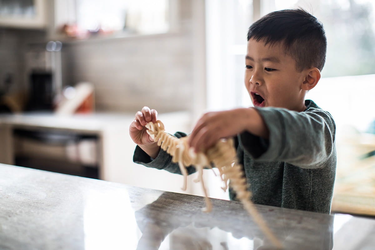 Child with hearing loss getting care at Peyton Manning Children’s Hospital in Indianapolis.