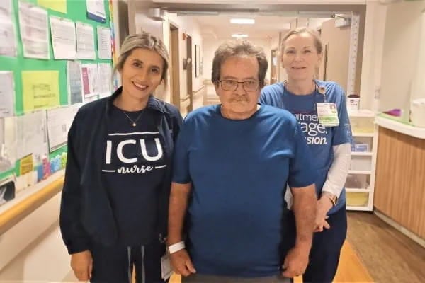 Bret Boyd of Pensacola, Florida with his care team