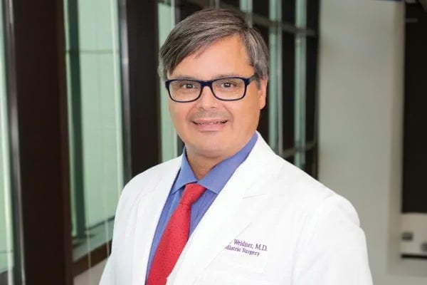 Dr. Bryan Weidner, director of pediatric trauma and chief of pediatric surgery at Studer Family Children’s Hospital at Ascension Sacred Heart.