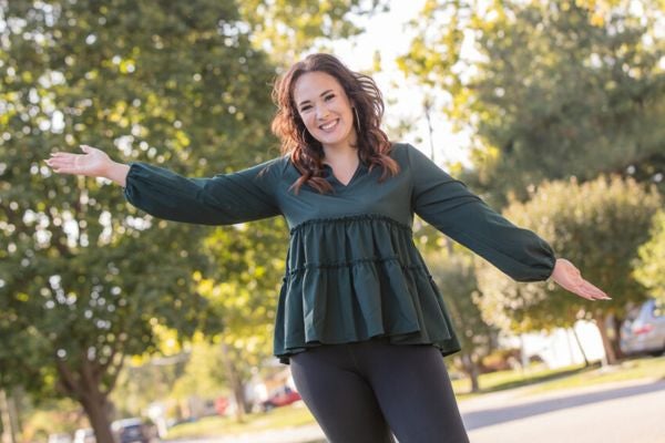 Morgan Pefley after losing 111 pounds at Ascension Alexian Brothers