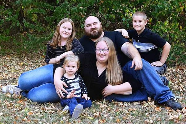 Elaina Johnson and family.