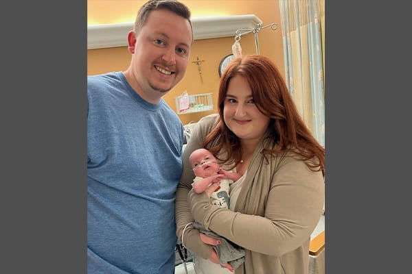 Billy and Courtney Walston with son Miles