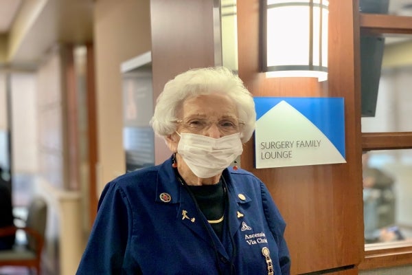 Betty McCutcheon, Ascension Via Christi Volunteer who retired after a quarter-century of service