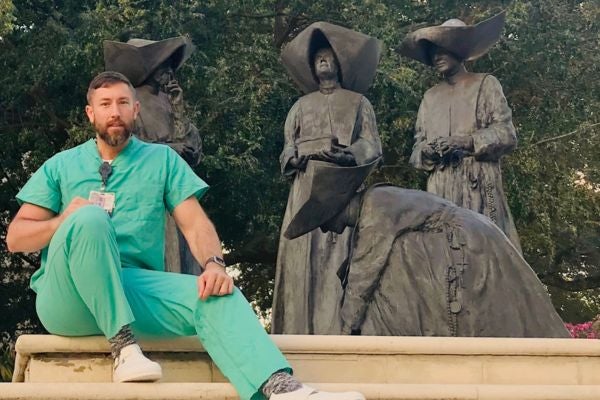 Dustin Renfrew, a PACU nurse at Ascension for 17 years