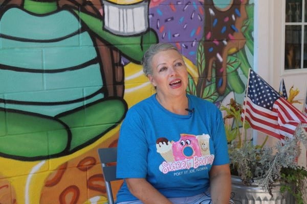 Kathy Sheets the owner of Sweet Bunz gives an interview