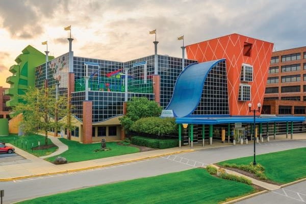 Peyton Manning Children's Hospital building in Indianapolis Indiana