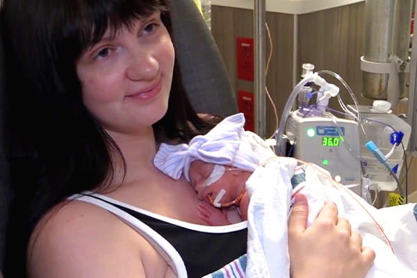 Daelyn and her daughter Charlie